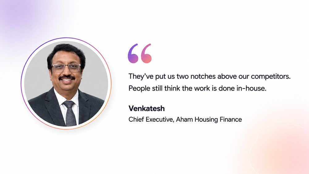 Client testimonial
