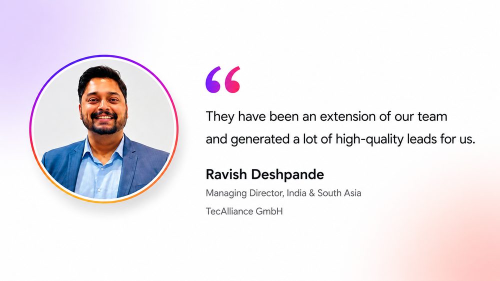 Client testimonial
